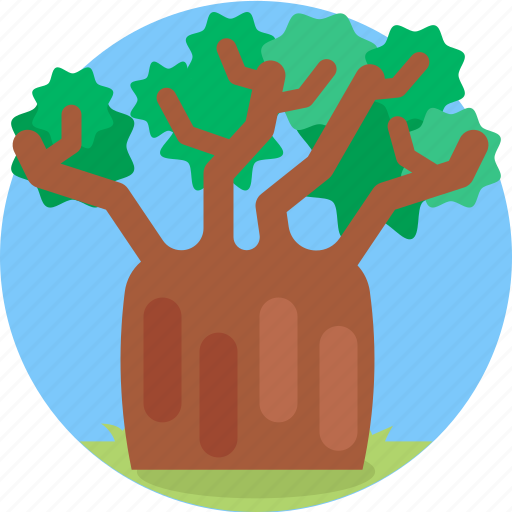 Trees, wood, nature, forest, baobab icon - Download on Iconfinder