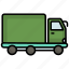 truck, delivery, transport, vehicle, shipping, transportation, delivery-truck, cargo, package, van 