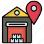 warehouse, map, warehouse map, location, navigation, pin, gps, direction, pointer 