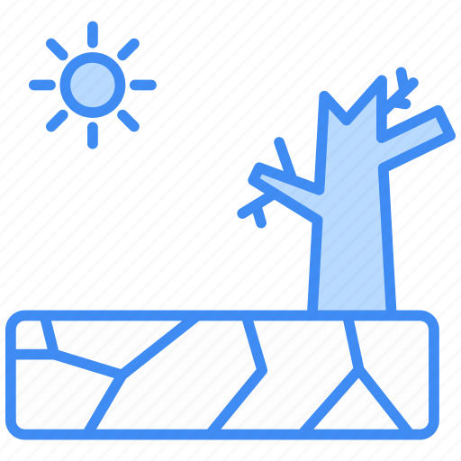 Drought, dry, nature, disaster, environment, sun, ecology icon - Download on Iconfinder