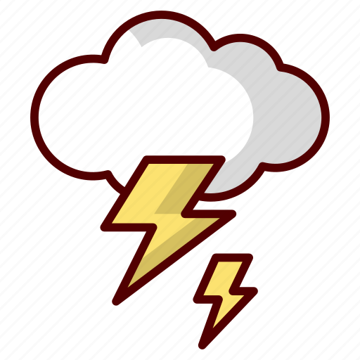 Storm, weather, cloud, rain, forecast, thunder, wind icon - Download on Iconfinder