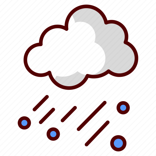Hail, weather, cloud, rain, forecast, snow, winter icon - Download on Iconfinder