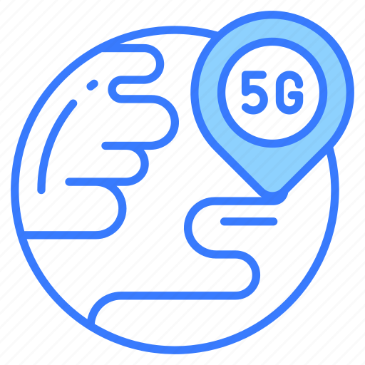 Location, 5g, network, cellular, connection, internet, speed icon - Download on Iconfinder
