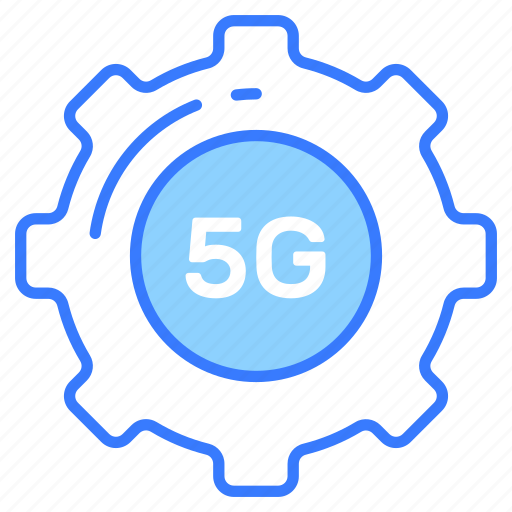 5g, network, technology, setting, cogwheel, speed, internet icon - Download on Iconfinder