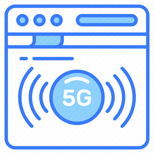 5g, network, technology, browser, webpage, website, signals icon - Download on Iconfinder