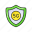 5g, network, connection, speed, internet, shield, protection 