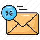 5g, network, email, letter, internet, signals, speed