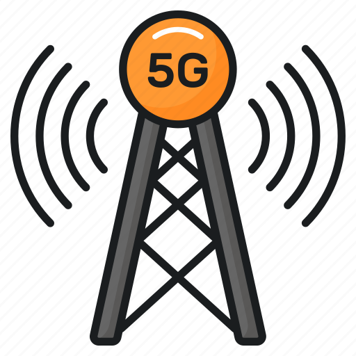 Signal, tower, 5g, internet, network, speed, bandwidth icon - Download on Iconfinder