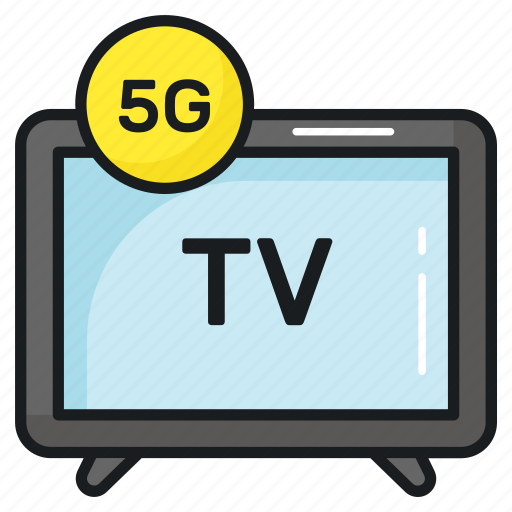 Smart, tv, television, device, 5g, technology, gadget icon - Download on Iconfinder