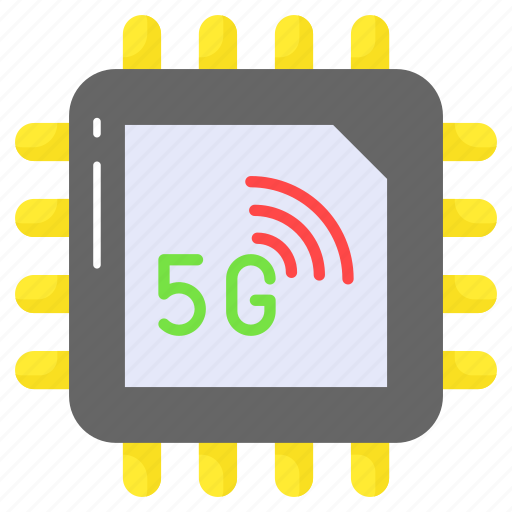 5g, chip, network, internet, connection, speed, technology icon - Download on Iconfinder