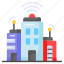 smart, city, wifi, buildings, home, electronics, network 