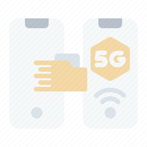 File, transfer, 5g, signal, technology icon - Download on Iconfinder
