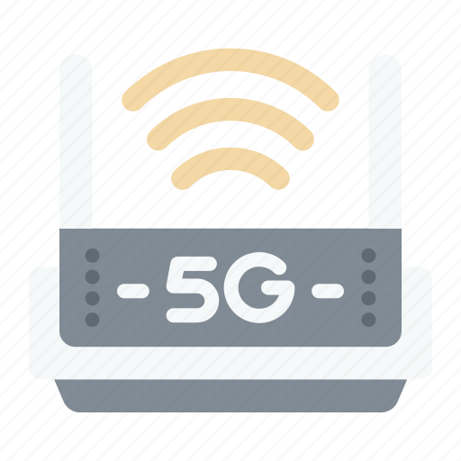 Router, wifi, 5g, signal, technology icon - Download on Iconfinder