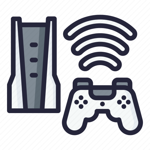 Console, game, 5g, signal, play station icon - Download on Iconfinder
