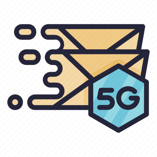 Mail, email, 5g, signal icon - Download on Iconfinder