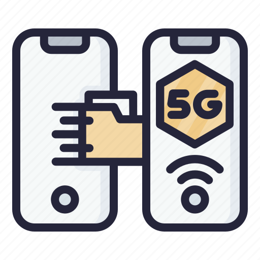 File, transfer, 5g, signal icon - Download on Iconfinder