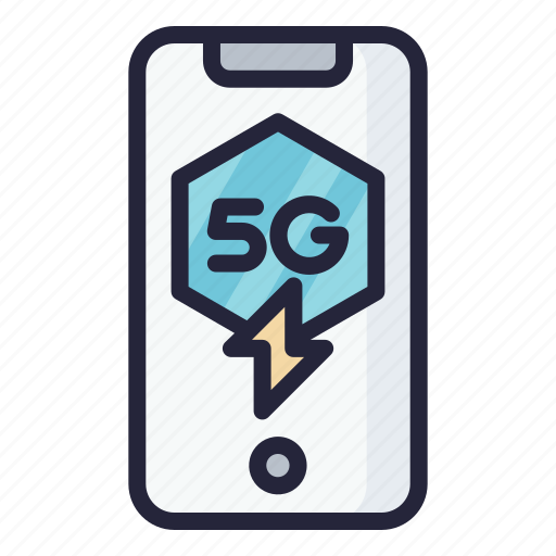 Phone, smartphone, 5g, signal icon - Download on Iconfinder