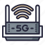 router, 5g, signal, internet 