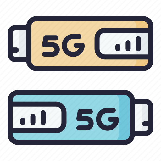 Usb, modem, 5g, signal icon - Download on Iconfinder