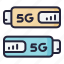 usb, modem, 5g, signal 