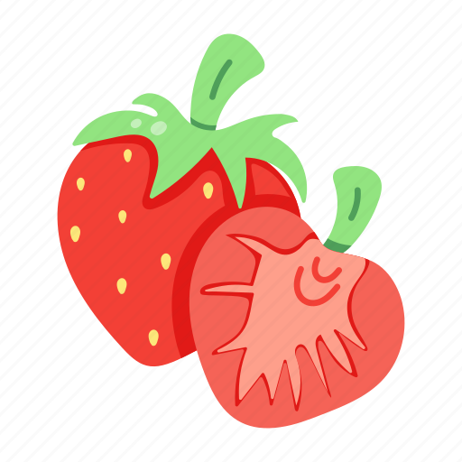 Fragaria, strawberry, fruit, healthy food, organic food icon - Download on Iconfinder