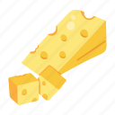 cheese slices, cheese, cheddar cheese, dairy food, dairy product
