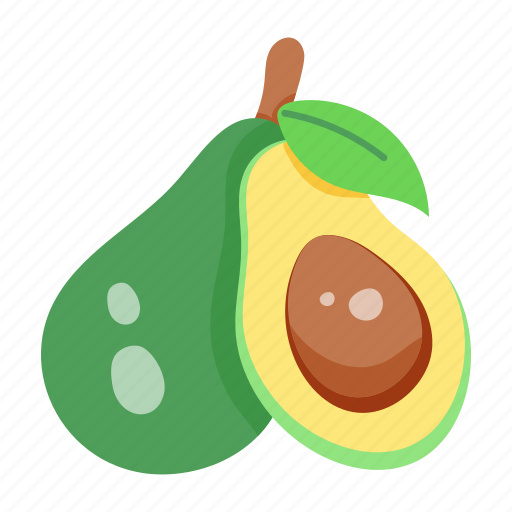 Alligator pear, avocado pear, avocado, fruit, healthy food icon - Download on Iconfinder