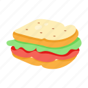 bread sandwich, breakfast, sandwich, meal, cheese sandwich