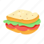bread sandwich, breakfast, sandwich, meal, cheese sandwich 
