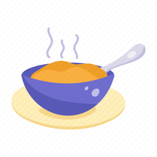 Broth, soup, soup bowl, hot food, porridge icon - Download on Iconfinder
