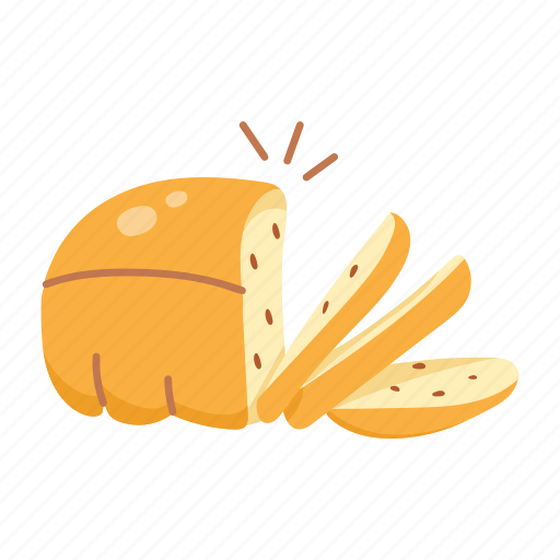 Bread slices, bread, breakfast, food, bakery food icon - Download on Iconfinder
