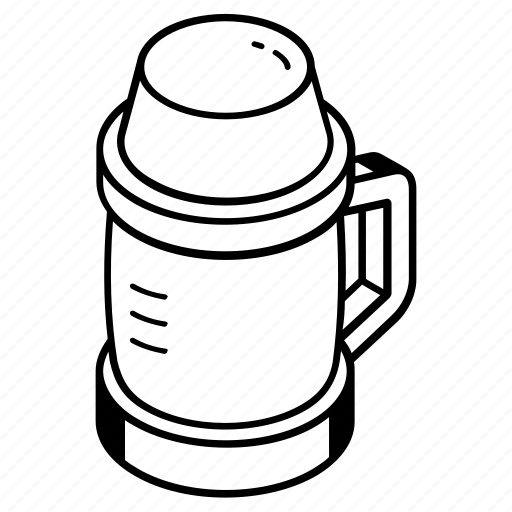 .svg, thermos bottle, thermos flask, thermos, vacuum flask, thermos jug icon - Download on Iconfinder