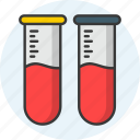 blood, test, blood test, laboratory tool, examine, test tube, medical test