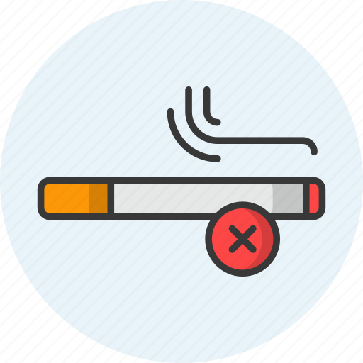 No, smoking, no smoking, forbidden, nicotine, unruly, fitness icon - Download on Iconfinder
