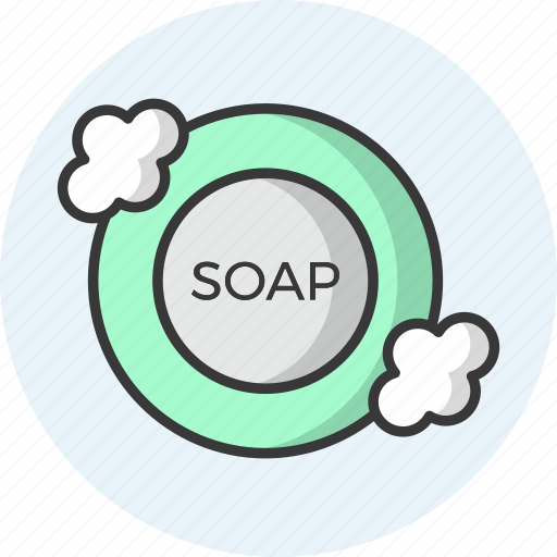 Soap, bar, cleaning, hygiene, wash, soap bubble icon - Download on Iconfinder