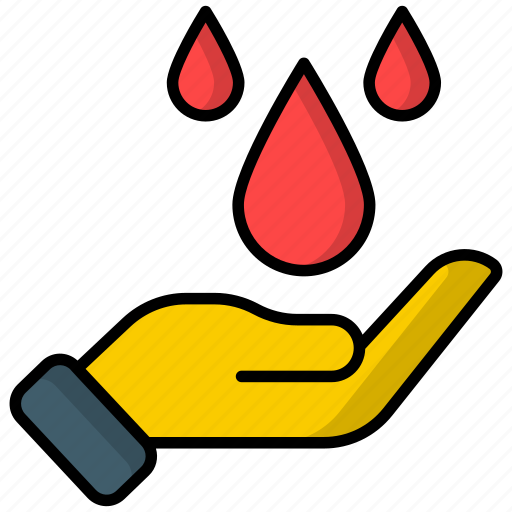 Blood, donation, blood donation, transfusion, donor, volunteer, donator icon - Download on Iconfinder