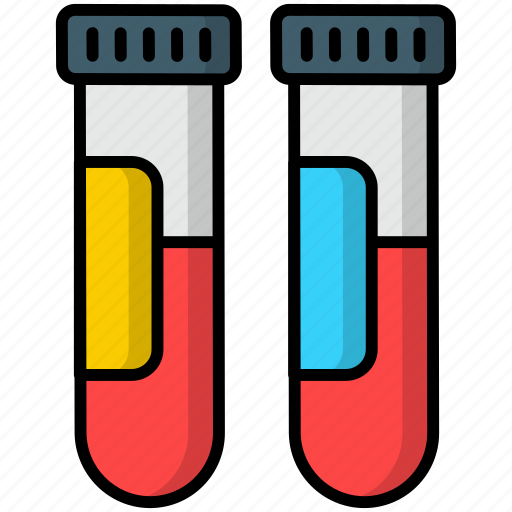 Test, tube, test tube, laboratory tool, experiment, flask, glassware icon - Download on Iconfinder