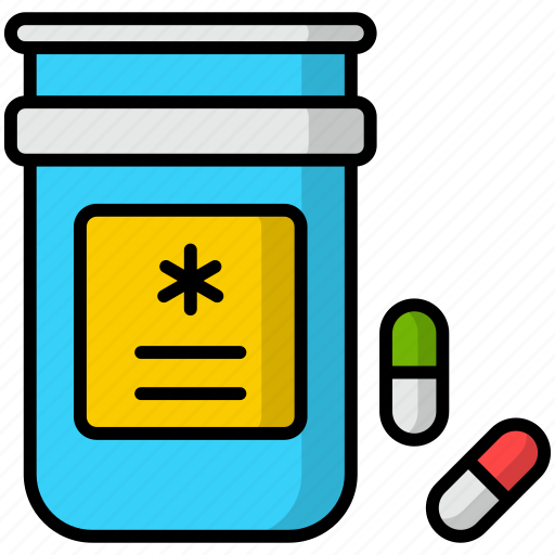 Medicine, jar, medicine jar, drug, pills jar, tablet jar, gynecology icon - Download on Iconfinder