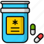 medicine, jar, medicine jar, drug, pills jar, tablet jar, gynecology 