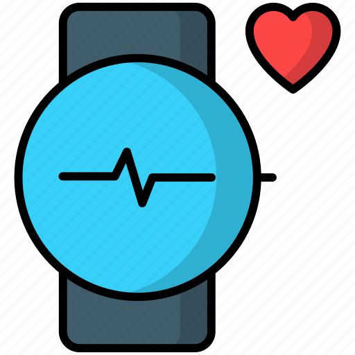 Hearth, watch, hearth watch, bodybuilding, fitness, health, technology icon - Download on Iconfinder