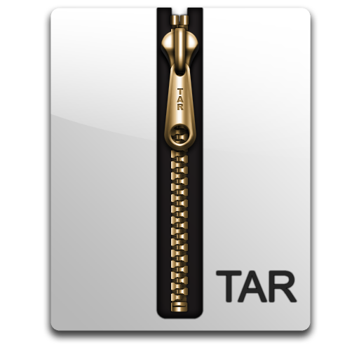 Tar, gold, compressed, file icon - Free download
