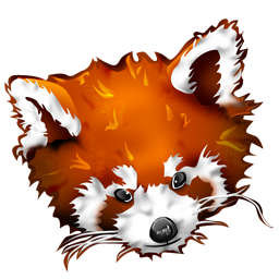 Animal, firefox, fox, panda, roux icon - Free download