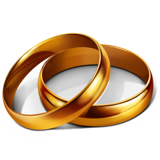 Marriage, party, rings, wedding icon - Free download