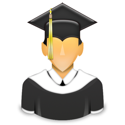 Graduated, learner, school, student, university icon - Free download