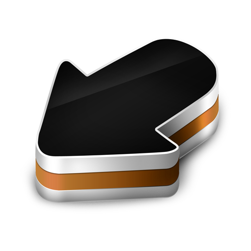 Arrow, orange icon - Free download on Iconfinder