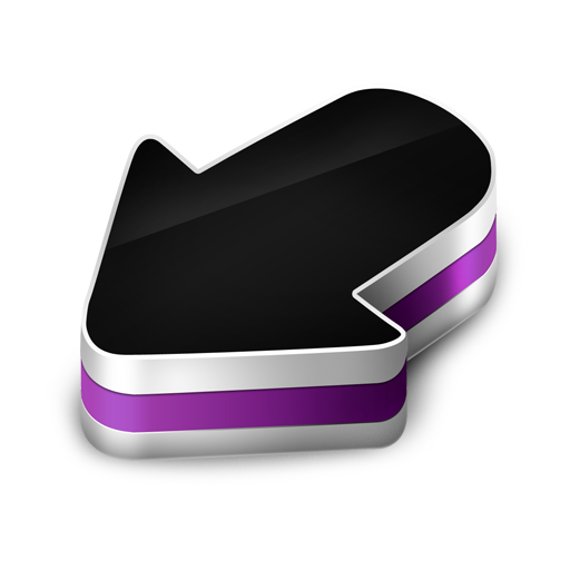 Arrow, purple icon - Free download on Iconfinder