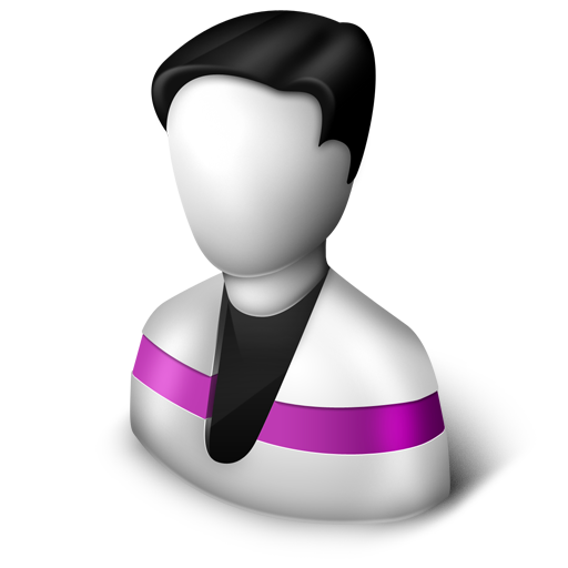 User, purple icon - Free download on Iconfinder