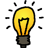 idea, light bulb 