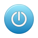 Power, blue icon - Free download on Iconfinder