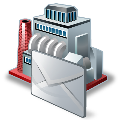 Factory, industry, mail, manufacturer, production icon - Free download